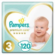 PAMPERS sauskelnės, Premium Care, 3 dydis 6-10kg, 120 vnt., 81737567
