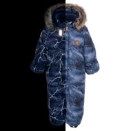 LENNE žieminis lauko kombinezonas ZOO, tamsiai mėlynas, 24306-2229, 86 cm