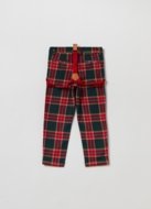 OVS 1 EN BOY 3-10Y TROUSER 2H 6-7 GREEN CHECK 001913173