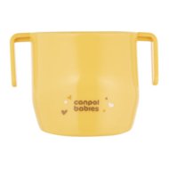 CANPOL BABIES mokomasis puodelis su rankenomis, Yellow, 74/060_yel