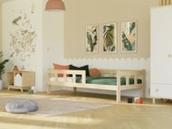 BENLEMI lova FENCE, 80x190 cm., Transparent oil, JP-0029/80X190-TRA