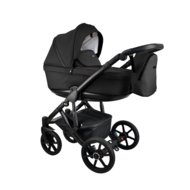 MILLI universalus vežimėlis MOON 3in1, Black, 5903357317263(carseat)
