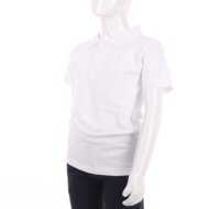 MAMAJUM polo marškinėliai trumpomis rankovėmis 10-000005, balti, 158/164 cm