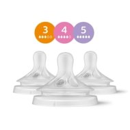 PHILIPS AVENT silikoninių žindukų rinkinys NATURAL RESPONSE, 3 vnt., SCY960/03
