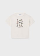 MAYORAL marškinėliai trumpomis rankovėmis, bone, 6.005-89, 152  cm