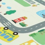 SUNTA vaikiškas dėlionės kilimėlis su automobiliais, 8 dalių, 3406V