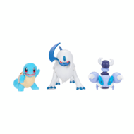 POKEMON Squirtle, Skorupi ir Absol veiksmo figūrėlės, 3 vnt, PKW4096
