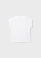 MAYORAL marškinėliai trumpomis rankovėmis, natur-lake, 3.005-77, 128  cm