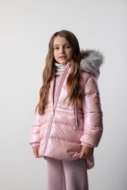 COCCODRILLO striukė OUTERWEAR GIRL KIDS, rožinė, ZC5152106OGK-033-080, 080 cm