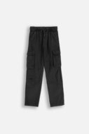 COCCODRILLO kelnės CITY RACING BOY JUNIOR, juodos, ZC5119101CBJ-021-158, 158 cm