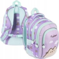 PUSHEEN vaikiška kuprinė, 4 skyrių, violetinė, TO-PLS-2681-XXX-PUSH-PC