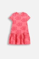 COCCODRILLO suknelė trumpomis rankovėmis, rožinė, WC6129202RGK-025-122, 122 cm
