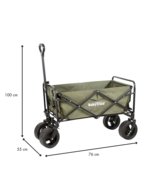 BABYTROLD sulankstomas turistinis vežimėlis, Olive, 13-15OL