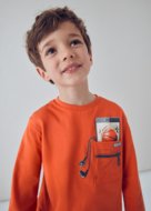 MAYORAL marškinėliai ilgomis rankovėmis, orange, 4.078-88, 10 cm