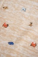 COCCODRILLO megztinis BUDDIES BOY NEWBORN, kreminis, cm