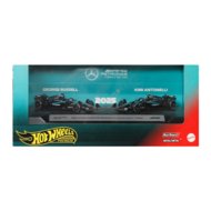 HOT WHEELS 1:64 Premium F1 Mercedes-Benz George Russell ir Kimi Antonelli dviejų bolidų rinkinys, JMM93