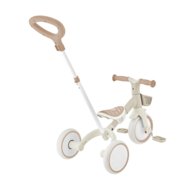 GLOBBER mokomasis triratukas Learning Trike, 3in1 Plus, kokosinis, 738-466