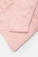 COCCODRILLO susegamas megztinis NATURE GIRL NEWBORN, rožinis, ZC3172201NGN-007