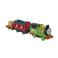 THOMAS & FRIENDS motorizuotas teminis garvežiukas su vagonu 2022, HFX97