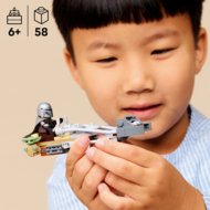 75436 LEGO® Star Wars™ Mandaloriečio ir Grogu greitaeigis motociklas