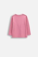 COCCODRILLO marškinėliai ilgomis rankovėmis, rožiniai, WC6143101HGN-007-068, 68 dydis