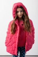 COCCODRILLO striukė OUTERWEAR GIRL KIDS, rožinė, cm
