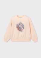 MAYORAL džemperis su gobtuvu, salmon, 3.448-96, 122  cm