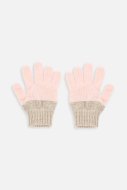 COCCODRILLO pirštuotos pirštinės ACCESSORIES WINTER GIRL, rožinės, ZC3360304AWG-007