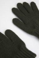COCCODRILLO pirštuotos pirštinės ACCESSORIES WINTER BOY, khaki, ZC3360302AWB-027