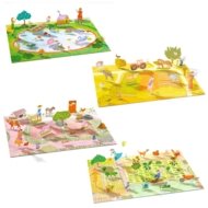 DJECO kūrybinis rinkinys Lift-up Stickers - Farm, DJ00045
