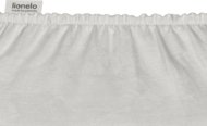 LIONELO paklodės su guma BAMBOO SHEET, 118x60 cm., 2 vnt., White/Beige