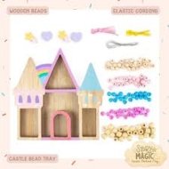 STORY MAGIC  kūrybinis rinkinys Wooden Castle Beads , 205526