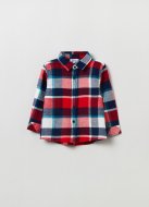 OVS BOY9-36M SHIRTS L/S 2M 30-36 BLUE 001818432