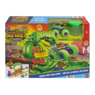 HOT WHEELS MONSTER TRUCKS MUTANT CHAOS triukų trasa su slaimu, JMK91
