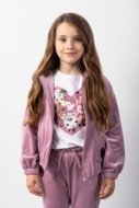 COCCODRILLO džemperis CRAFT PUNK GIRL KIDS, rožinis, ZC5132401CGK-033-104, 104 cm