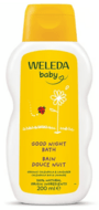 WELEDA vaikiškas vonios prausiklis su medetkomis nakčiai GOOD NIGHT BATH, 200 ml.