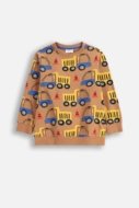 COCCODRILLO džemperis CITY BUILDER BOY KIDS, rudas, cm
