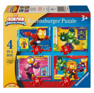 RAVENSBURGER vaikiška dėlionė Iron Man & Friends, 12/16/20/24 det., 12004190