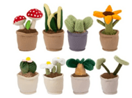 Pliušninis gėlių vazonėlis 15cm assort., 456194