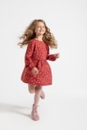 COCCODRILLO suknelė HEARTS GIRL KIDS, claret, ZC4128101HGK-017-122, 122 cm