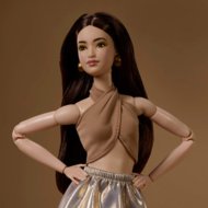 BARBIE Basics No06 lėlė rudais plaukais, JJX25