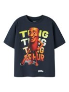 NAME IT BRAINROT marškinėliai trumpomis rankovėmis, 13260402-282D3C,