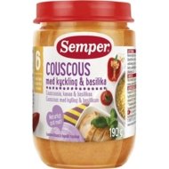SEMPER patiekalas su kuskusu ir vištiena, 6 mėn., 190 g., 119303