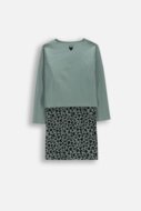 COCCODRILLO suknelė ilgomis rankovėmis, žalia, WC6129101RGJ-011-128, 128 cm