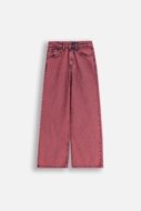 COCCODRILLO kelnės JEANS COLLECTION GIRL, raudonos, ZC5123107JCG-017-164, 164 cm