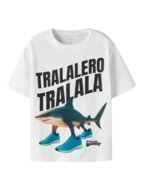 NAME IT BRAINROT marškinėliai trumpomis rankovėmis, 13260401-F4F5F0,