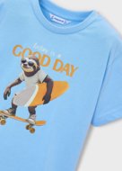 MAYORAL marškinėliai trumpomis rankovėmis, sky blue, 3.064-36, 98  cm