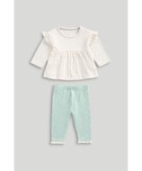MOTHERCARE marškinėliai ilgomis rankovėmis ir tamprės, LK395 86