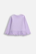 COCCODRILLO marškinėliai HAPPY PUPPY GIRL NEWBORN, violetiniai, ZC5143103HGN-016-086, 86 cm