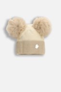 COCCODRILLO kepurė ACCESSORIES WINTER GIRL, kreminė, ZC5364301AWG-002-048, 48 cm